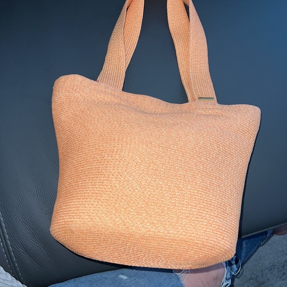 Eric Javits Straw bag light orange Never used - Picture 1 of 5